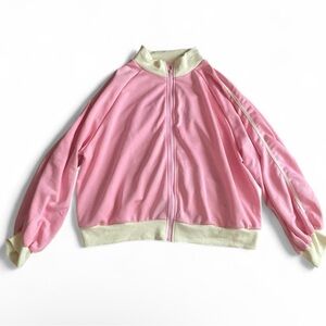 Pink and Cream Women's Jacket